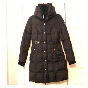 Black, DKNY puffer coat, size XS